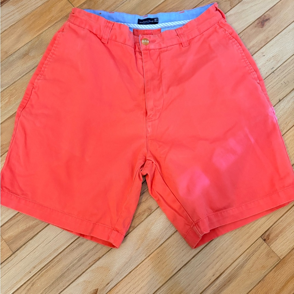 Southern Marsh Men's Coral Cotton Chino Shorts